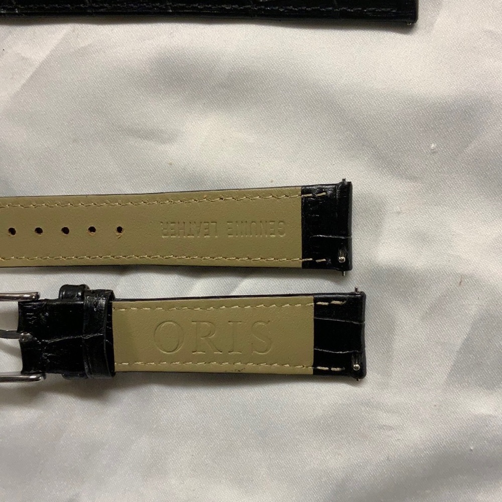 Top grain leather Oris watch strap